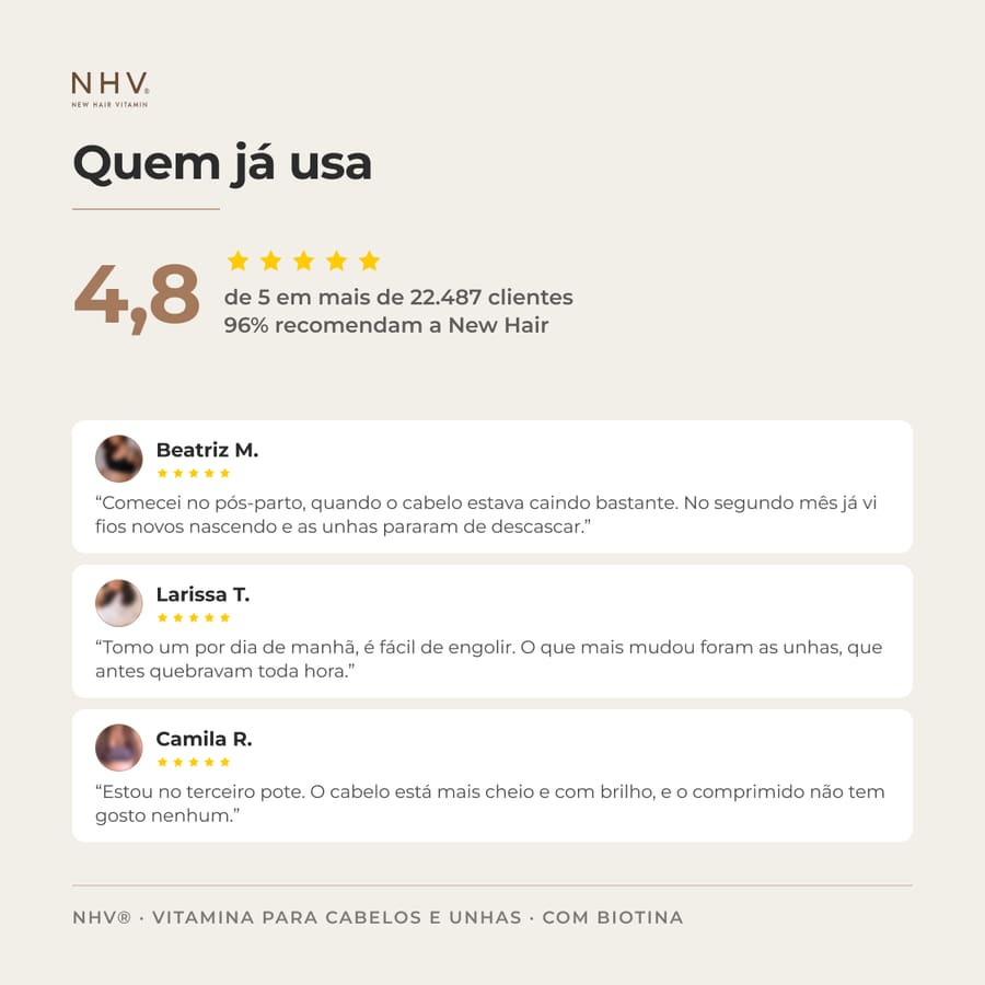 Nota média e avaliações de quem já usa